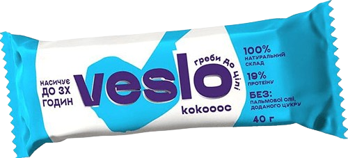 Енергетичний батончик Veslo зі смаком кокосу